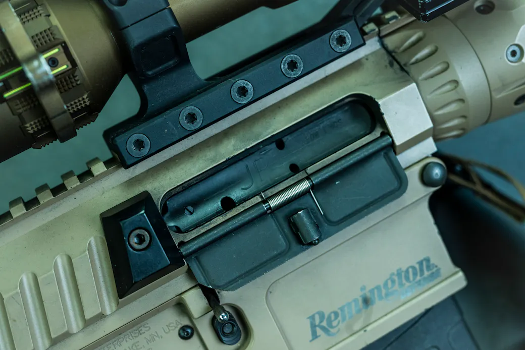 Modified dust cover detail