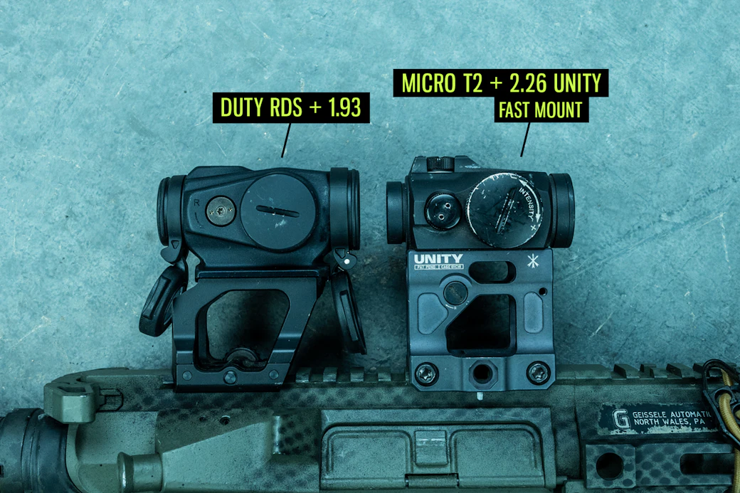 Aimpoint Duty RDS Mount Height Comparison Guide | T.REX ARMS