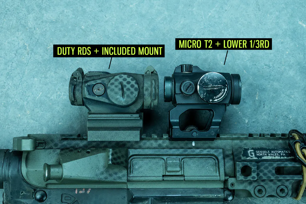 Duty RDS on its included 39mm mount