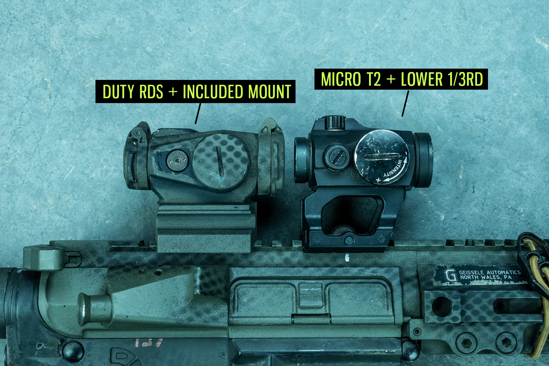 Aimpoint Duty RDS Mount Height Comparison Guide | T.REX ARMS