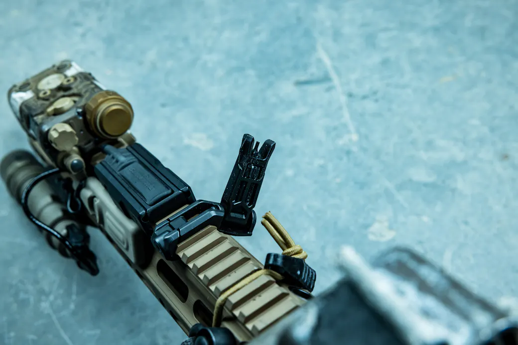 Magpul MBUS Pro offset deployed