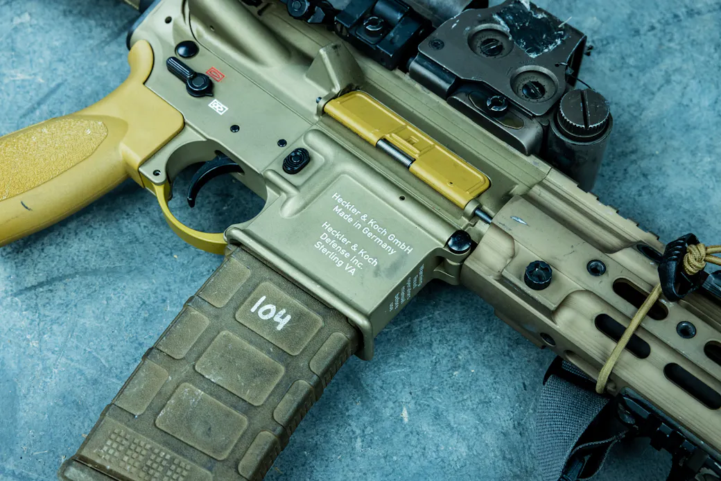 SureFire 3-prong flash hider pinned and welded