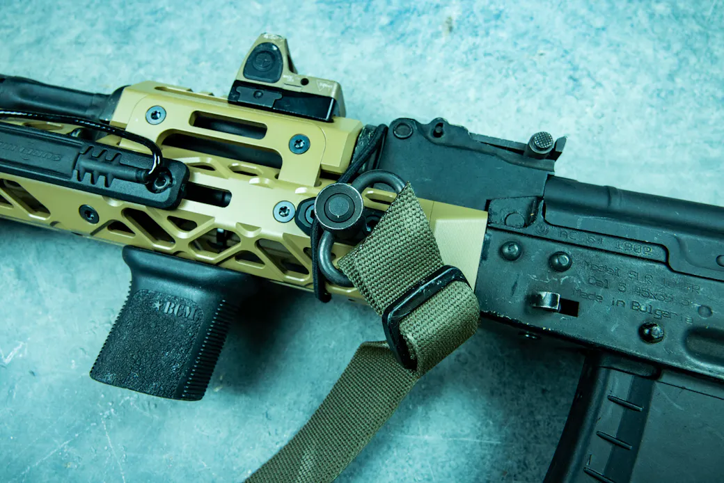 BCM QD swivel and Arisaka M-LOK QD mount