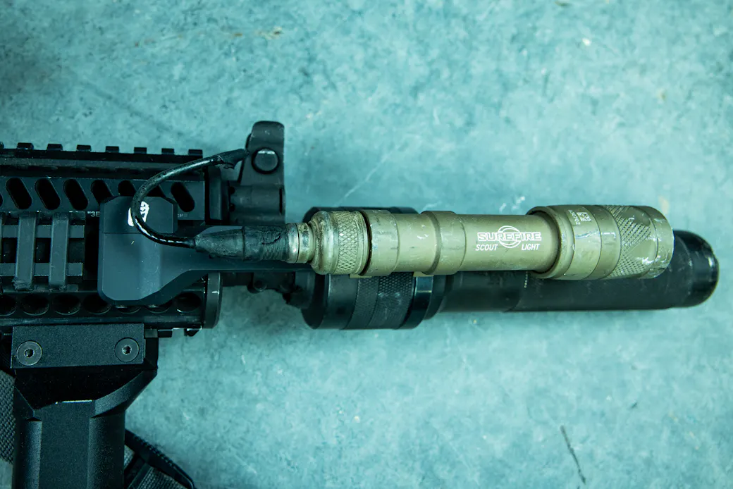 SureFire ST07 pressure pad routed to left side