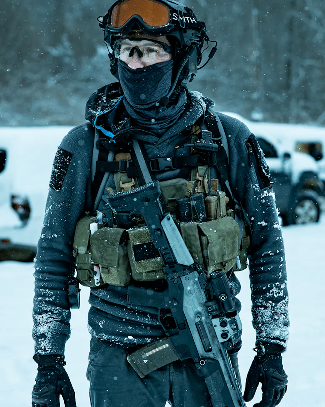 Velocity Systems chest rig with T.REX Back Strap